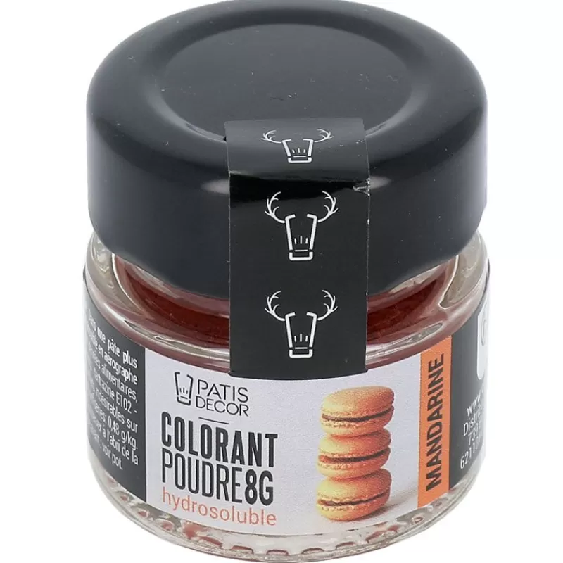 Cerf Dellier Colorant Poudre Hydrosoluble Mandarine 8 G