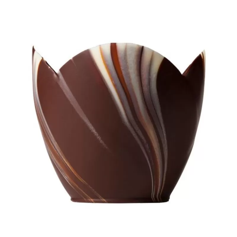 Cerf Dellier Coupelle Chocolat Marbre Tulip (X 12) Fashion