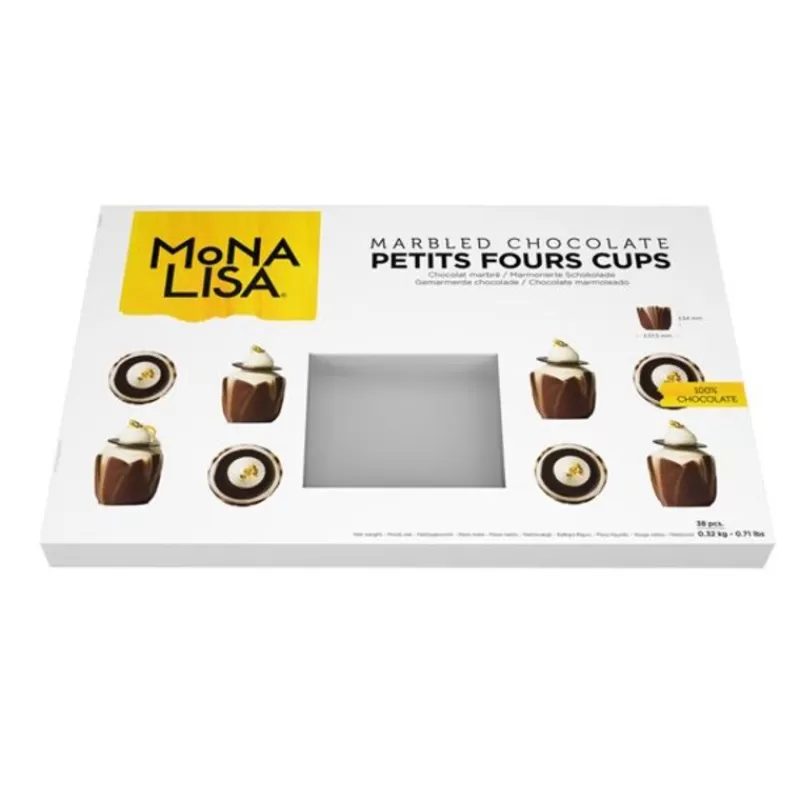 Cerf Dellier Coupelles Chocolat Marbre Petits Fours (X38) Outlet