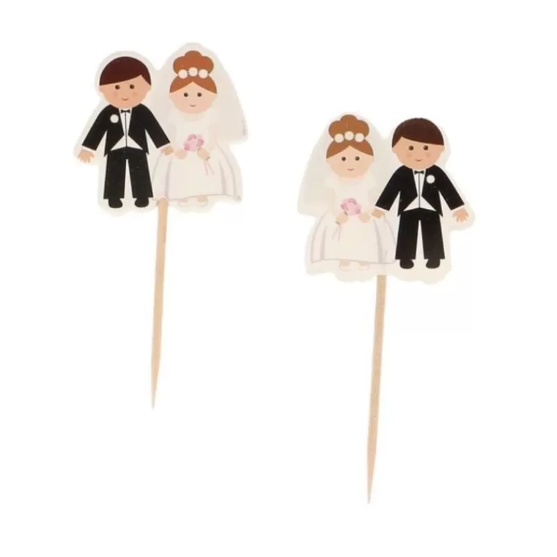 Cerf Dellier Cupcake Toppers Mariage (X 12) Best