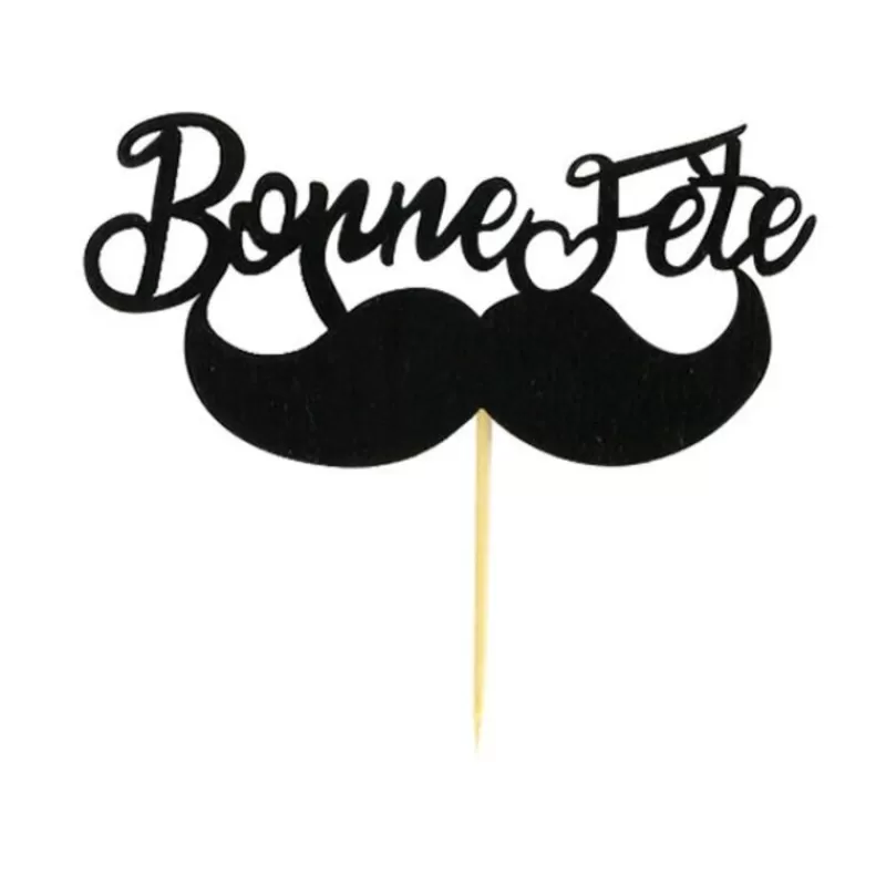 Cerf Dellier Cupcake Toppers Moustache  Discount