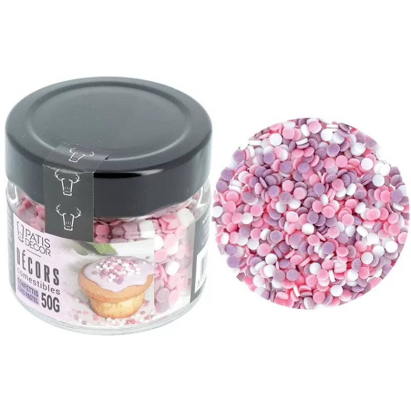 Cerf Dellier Décors Comestibles Confettis Pastel 50 G Sale