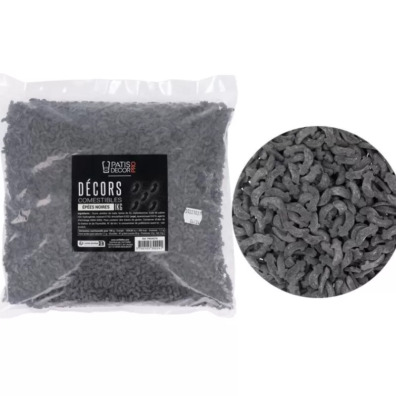 Cerf Dellier Décors Comestibles Epees Noires 1 Kg Best Sale