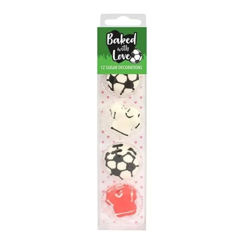 Cerf Dellier Décors Comestibles Football Assortis (X12) Fashion