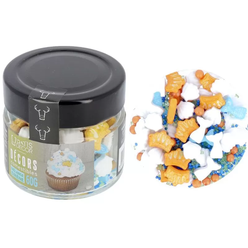 Cerf Dellier Décors Comestibles Melange Sirene 60 G Shop