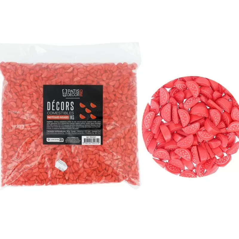 Cerf Dellier Décors Comestibles Pasteques Rouges 1 Kg Fashion