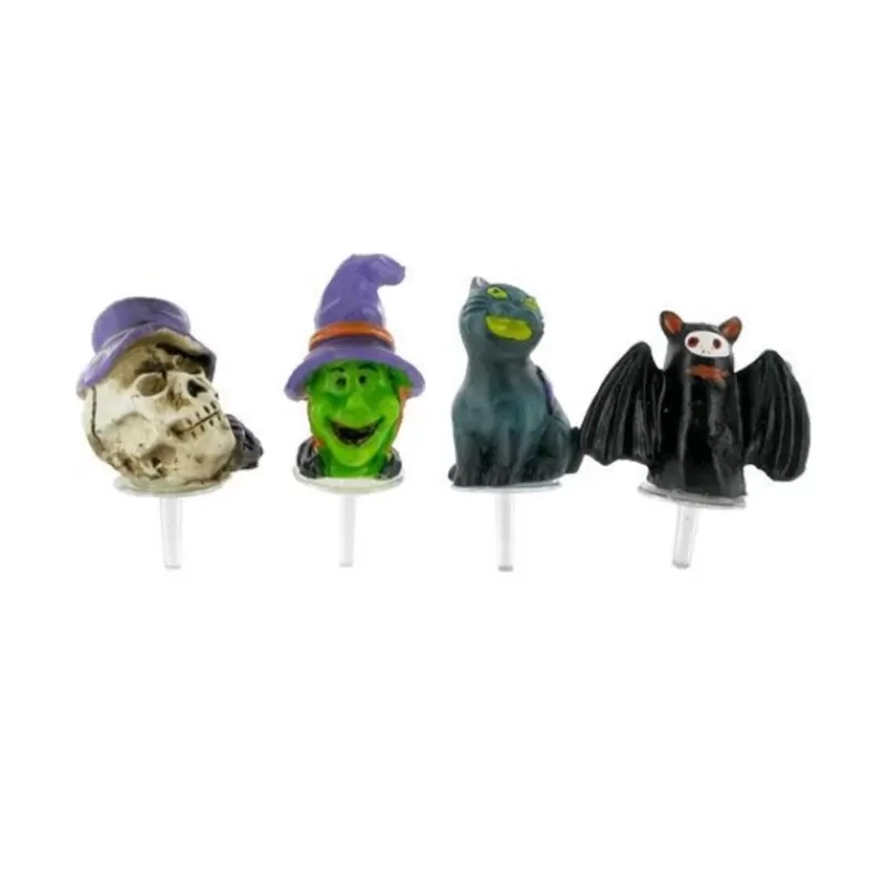 Cerf Dellier Décors D'Halloween Assortis (X4) Discount