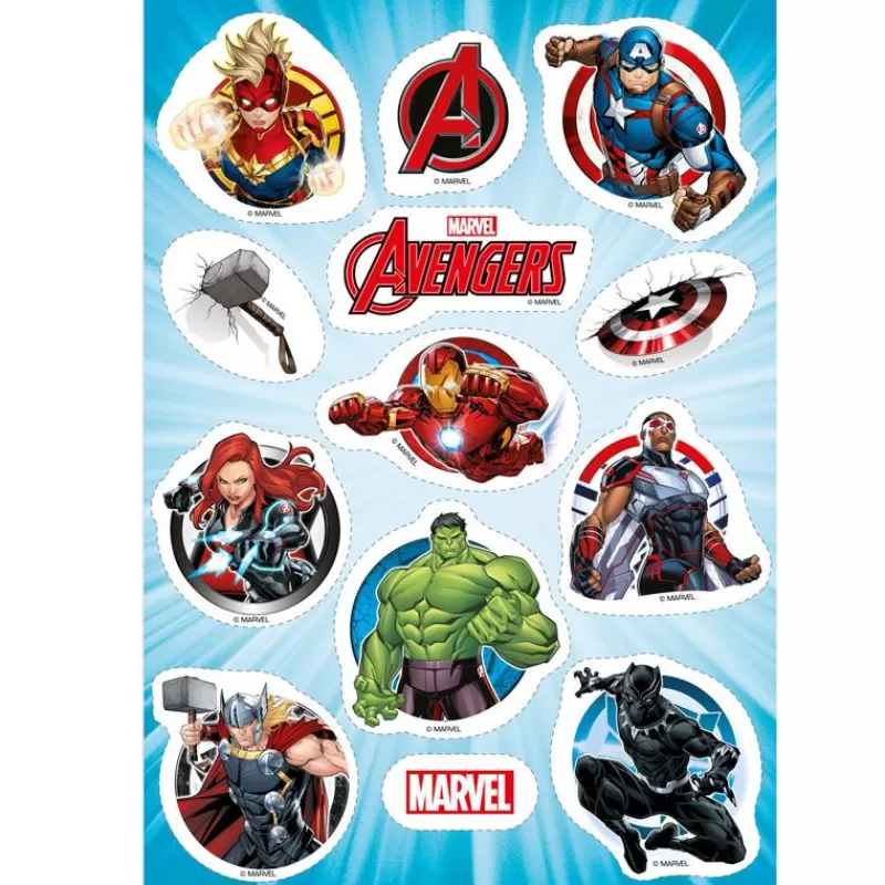 Cerf Dellier Décors En Azyme A Découper Avengers Discount