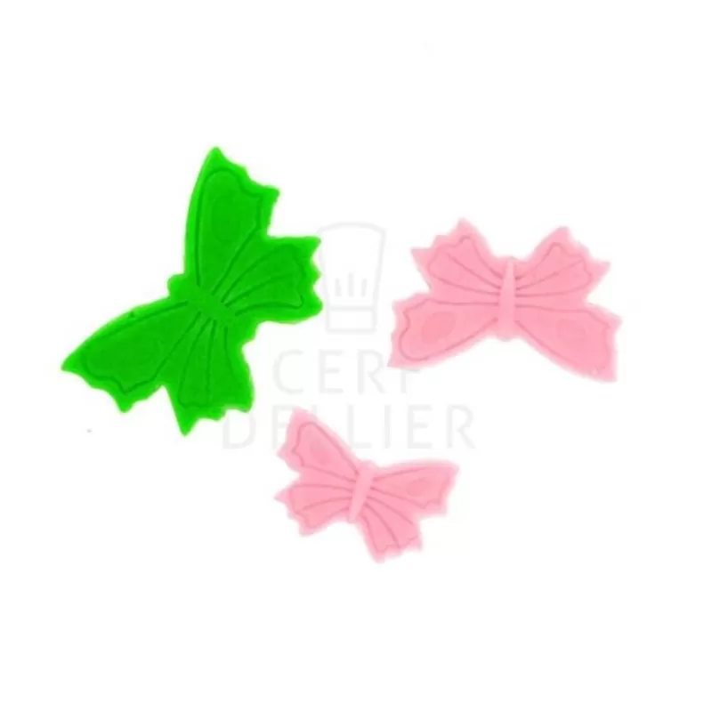 Cerf Dellier Découpoirs Éjecteurs Papillons Assortis Patisdecor (X 3) Best