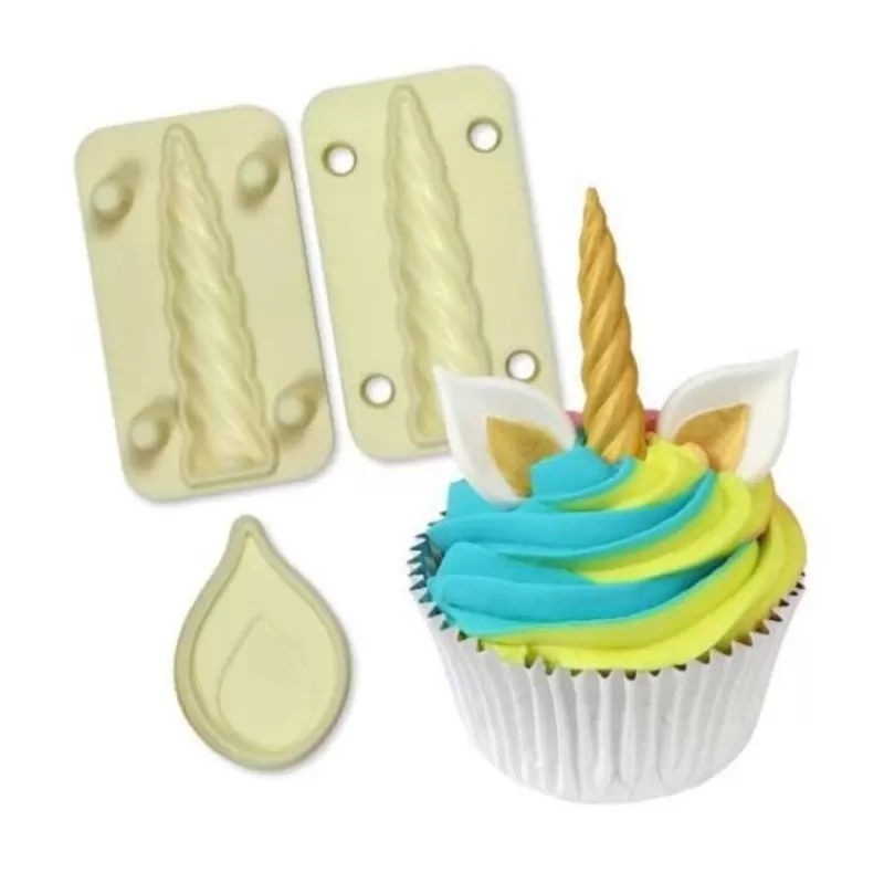 Cerf Dellier Découpoirs Relief Licorne Assortis (X3) Discount