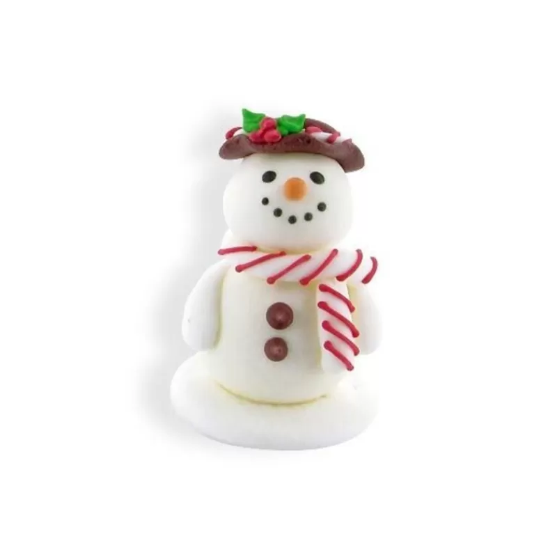 Cerf Dellier Decor Comestible Bonhomme De Neige Souriant Hot