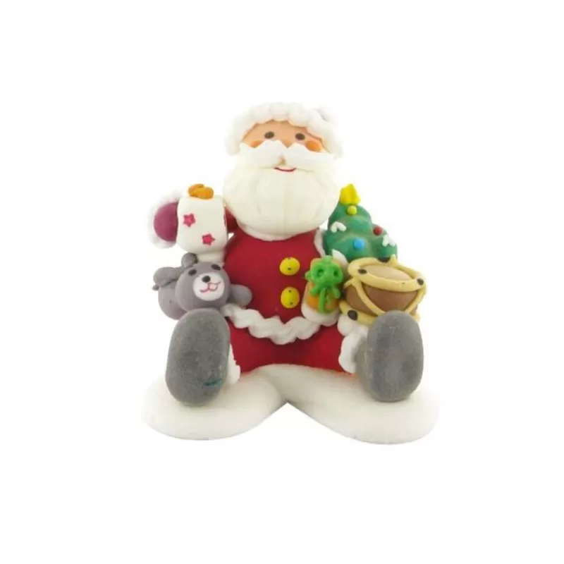 Cerf Dellier Decor Comestible Pere Noël Assis Best Sale