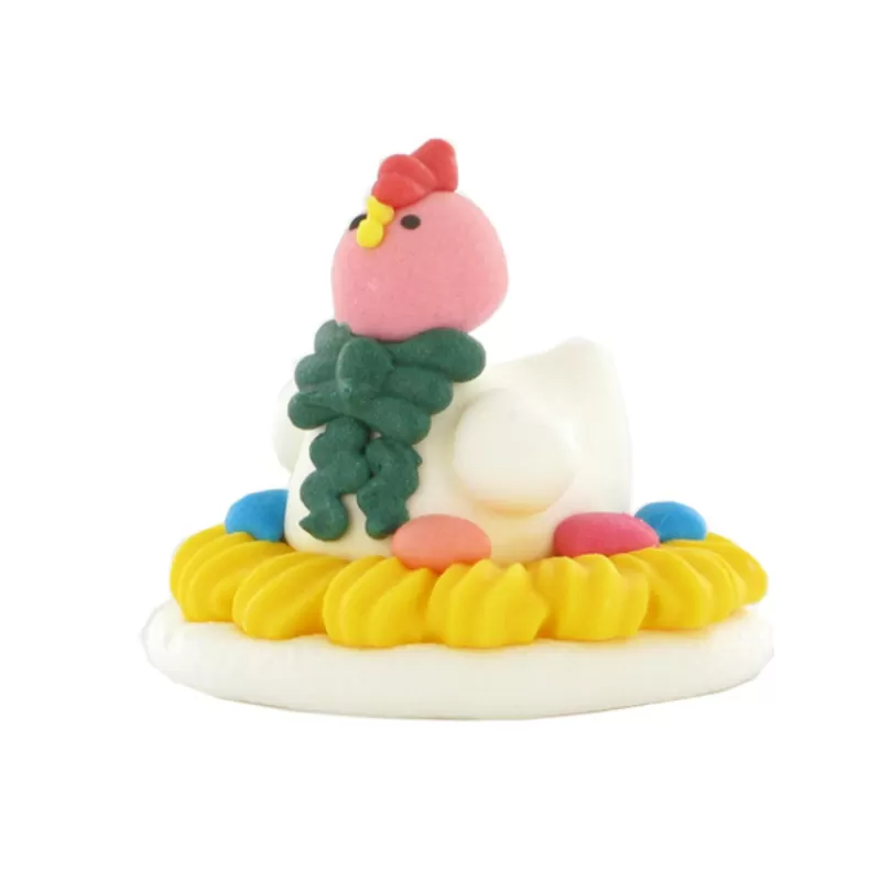 Cerf Dellier Decor Comestible Poule Dans Son Nid Clearance