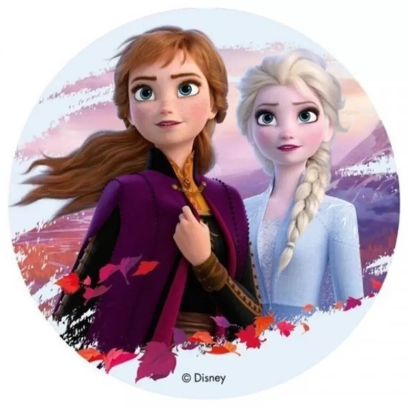 Cerf Dellier Disque Azyme Elsa Et Anna La Reine Des Neiges 2 - 20 Cm Outlet