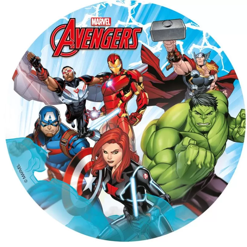 Cerf Dellier Disque Gateau En Azyme Avengers 15,5 Cm Cheap