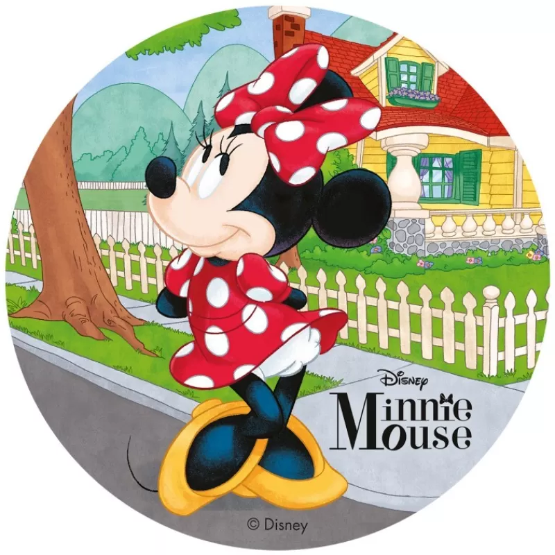 Cerf Dellier Disque Gateau En Azyme Minnie Mouse 20 Cm Shop