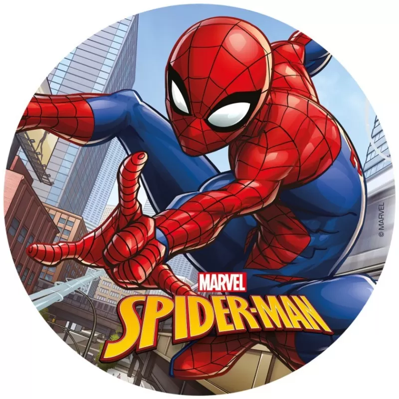 Cerf Dellier Disque Gateau Spiderman 20 Cm Cheap