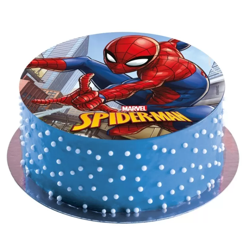 Cerf Dellier Disque Gateau Spiderman 20 Cm Cheap