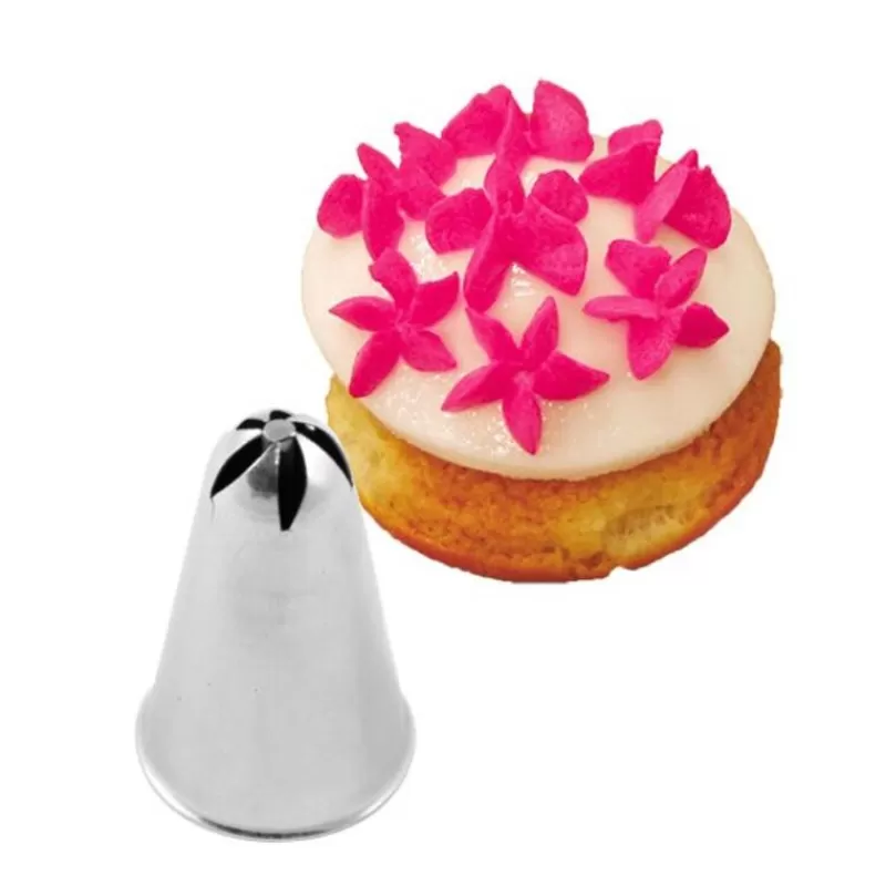 Cerf Dellier Douille A Fleur Fine Inox N 191 Patisdecor