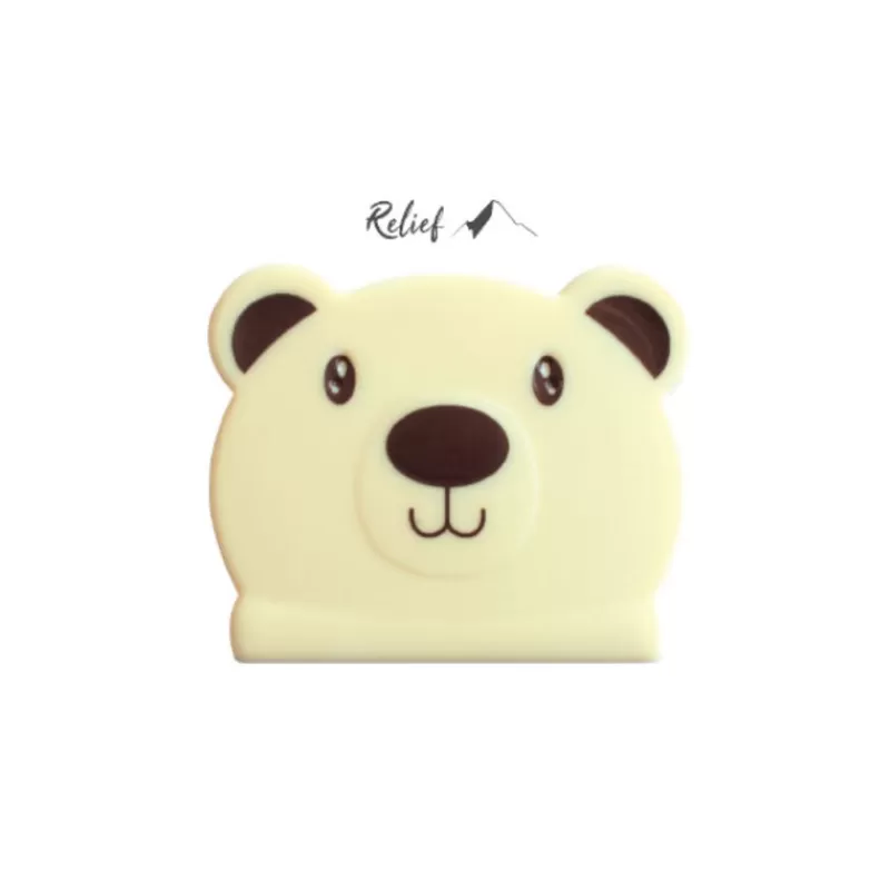 Cerf Dellier Embouts De Bûches En Chocolat Blanc Tete D'Ours (X54) Best Sale