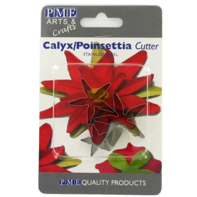 Cerf Dellier Emporte-Pièces Inox Poinsettia Pme (X 3)