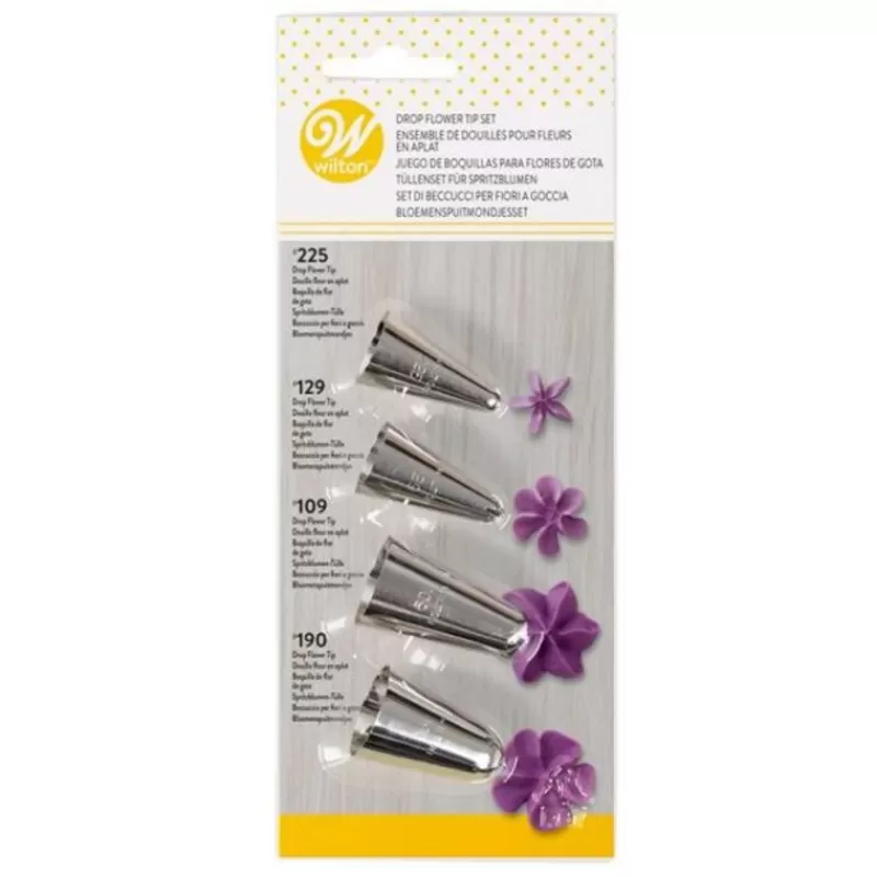 Cerf Dellier Ensemble De 4 Douilles A Fleurs Wilton