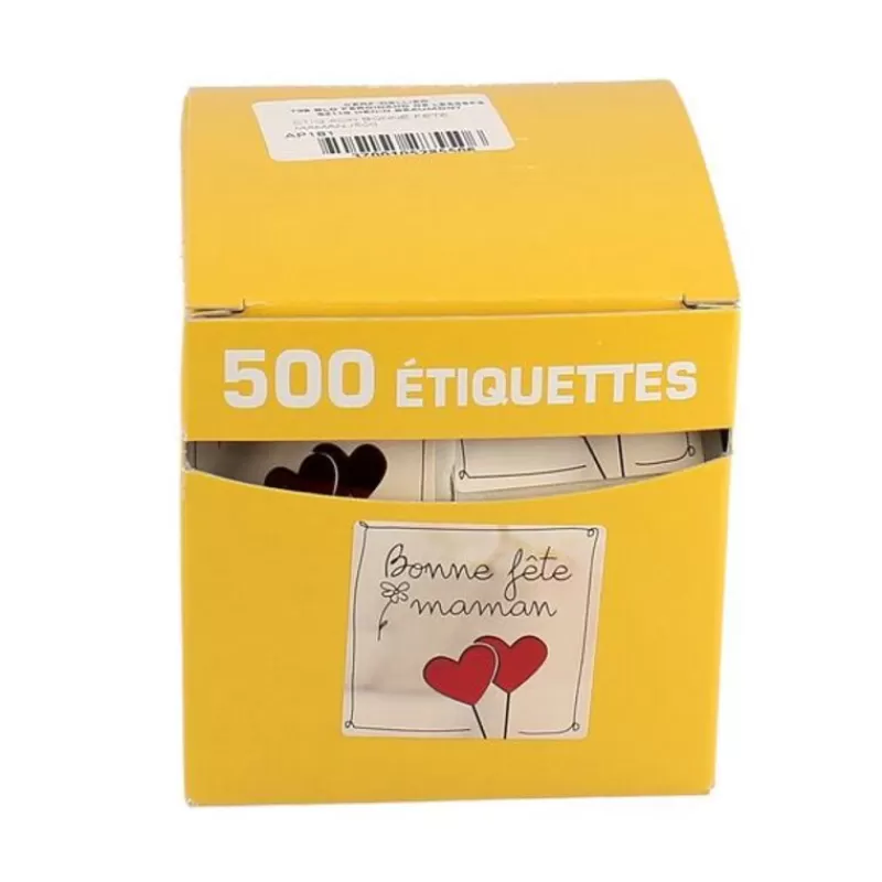 Cerf Dellier Etiquette Adhesive Bonne Fete Maman (X500) Store