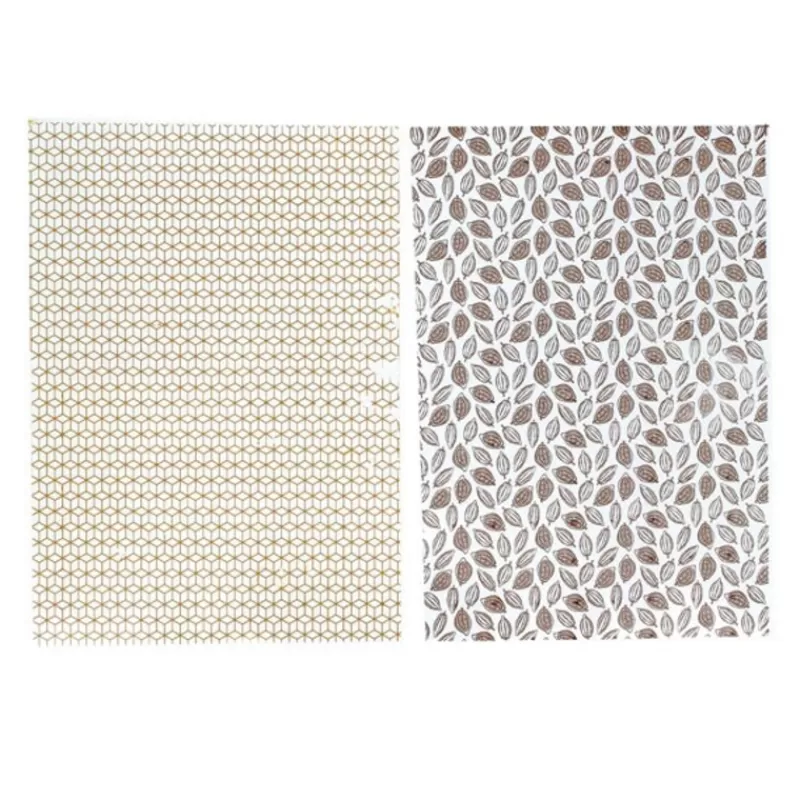 Cerf Dellier Feuilles Transfert Cabosses Et Geometrie Assorties Patisdecor (X4) Store