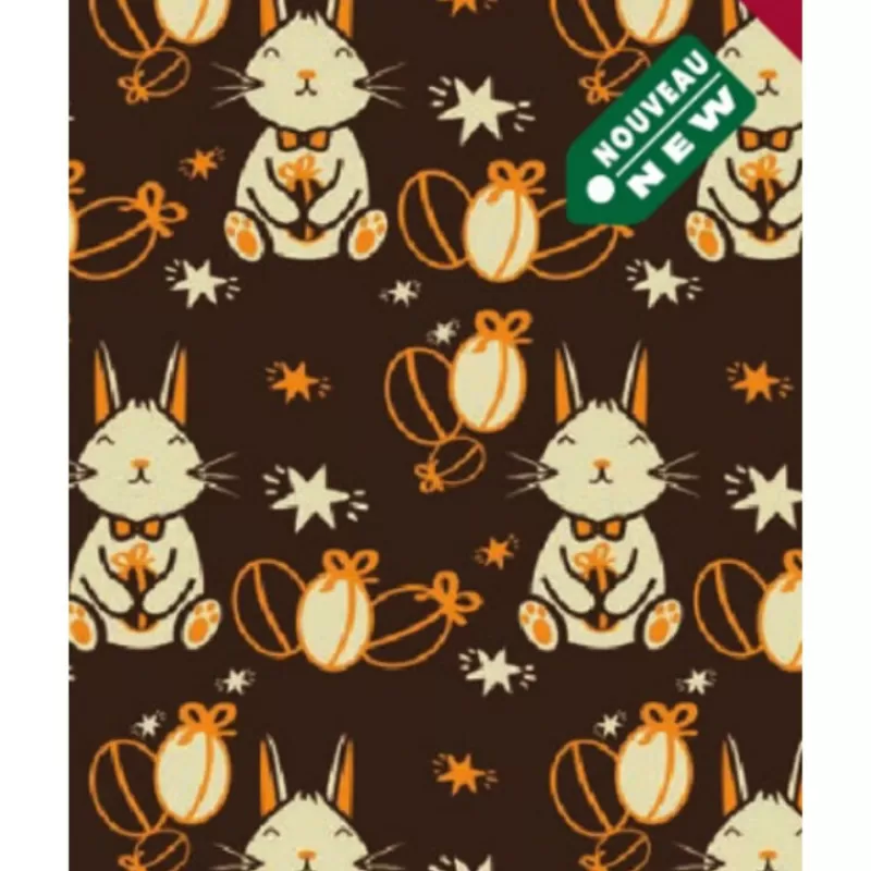 Cerf Dellier Feuilles Transfert Chocolat Lapin (X10) Best Sale