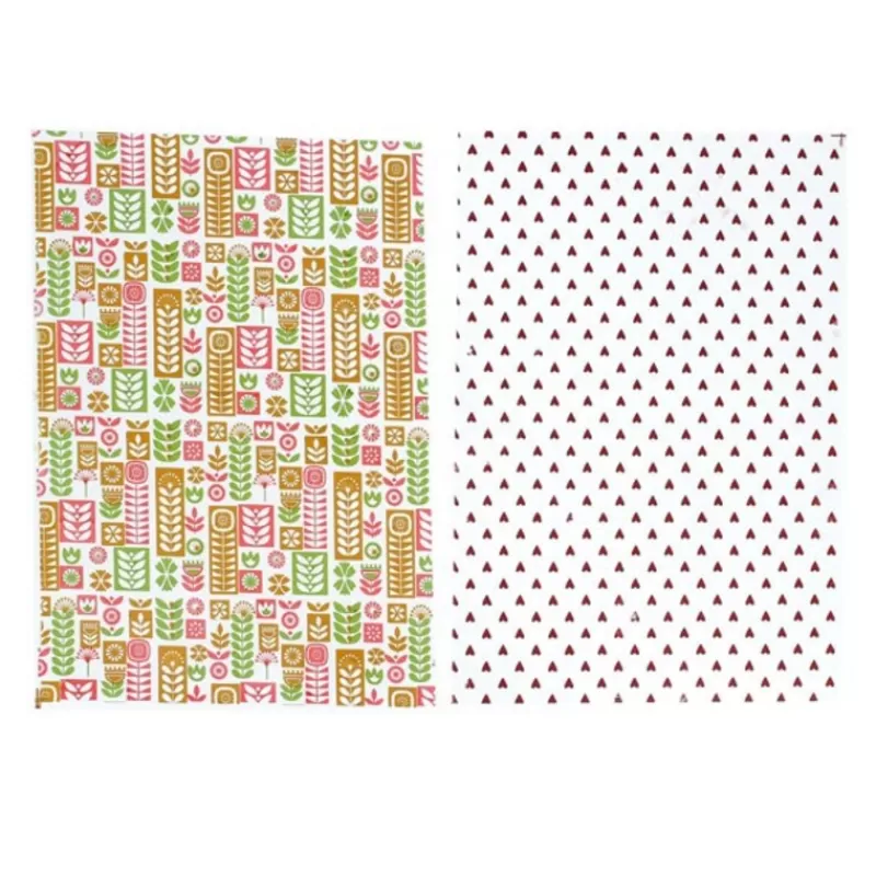 Cerf Dellier Feuilles Transfert Scandinave Et Coeurs Assorties Patisdecor (X4) Fashion