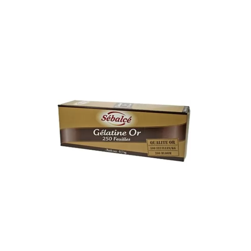 Cerf Dellier Gelatine En Feuilles Qualite Or 500 G