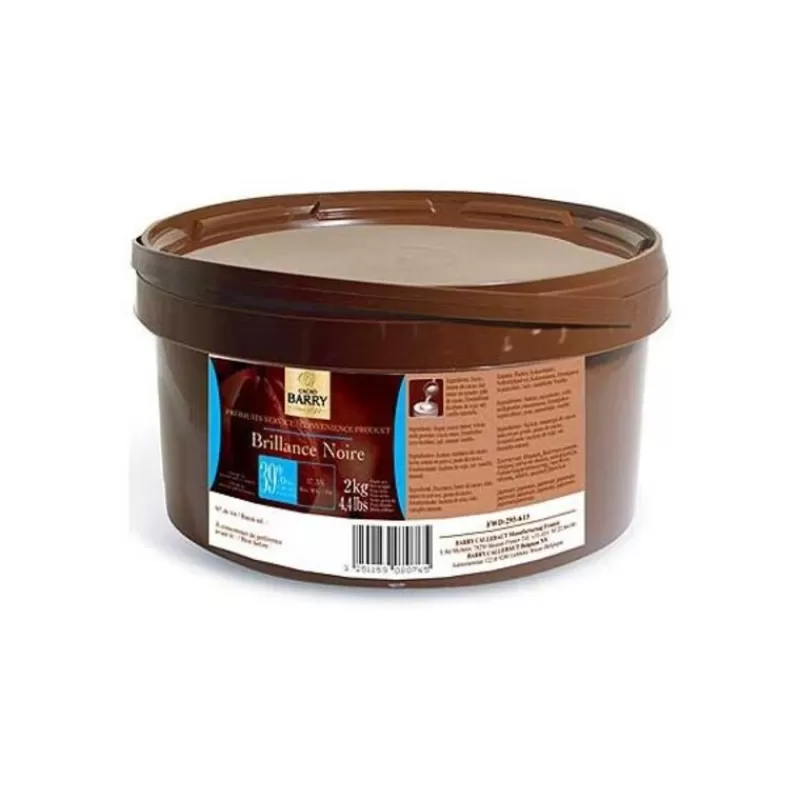 Cerf Dellier Glacage Chocolat Brillance Noire 2 Kg