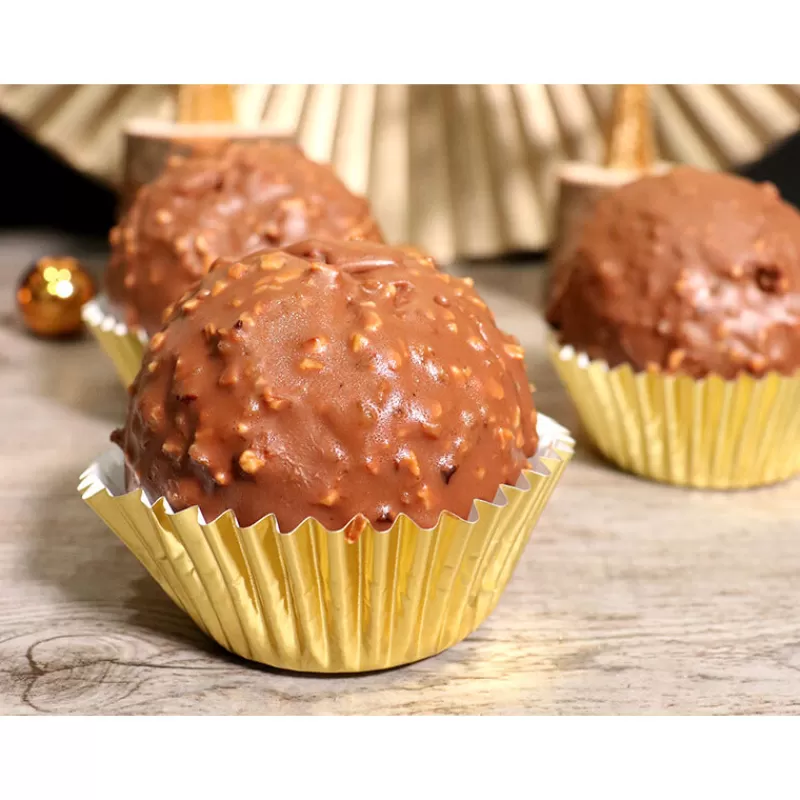 Cerf Dellier Glacage Facon Rocher Chocolat Au Lait Patisdecor 250 G
