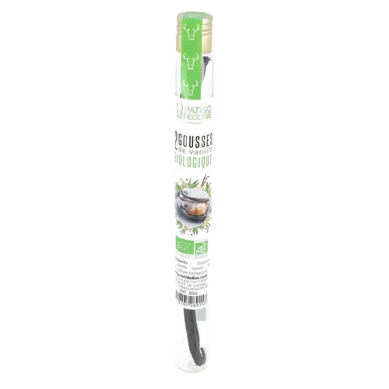 Cerf Dellier Gousses De Vanille Bio Patisdecor Bio (X2)