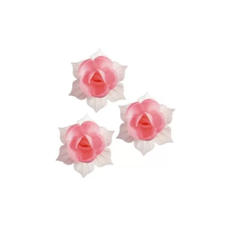 Cerf Dellier Jonquille Rose Et Blanche (X 5) New