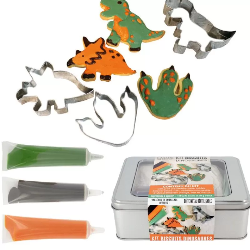 Cerf Dellier Kit Biscuits Dinosaures Patisdecor Sale