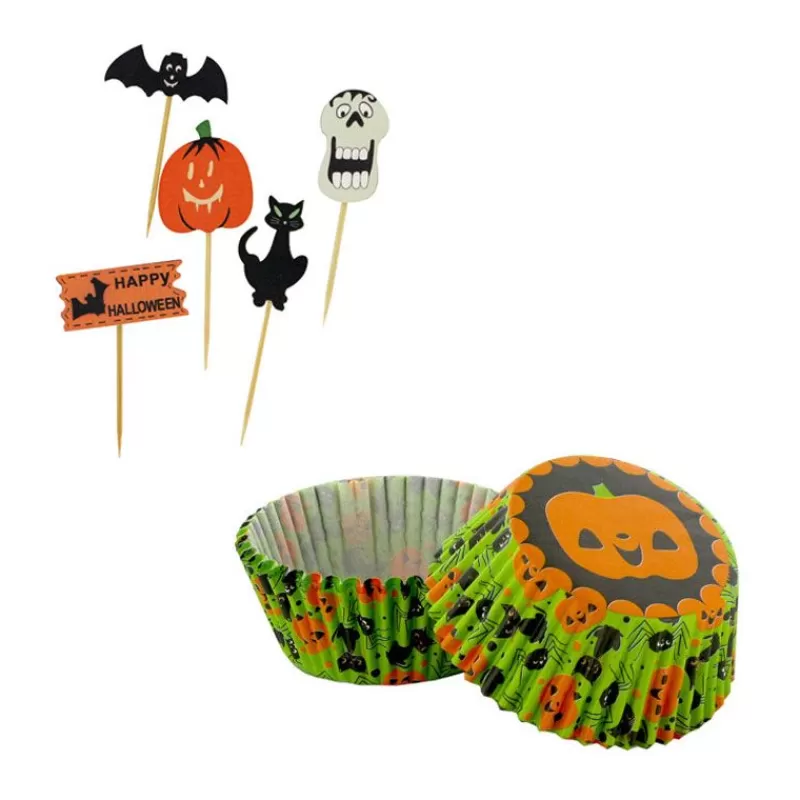 Cerf Dellier Kit Deco Cupcakes Halloween Fashion