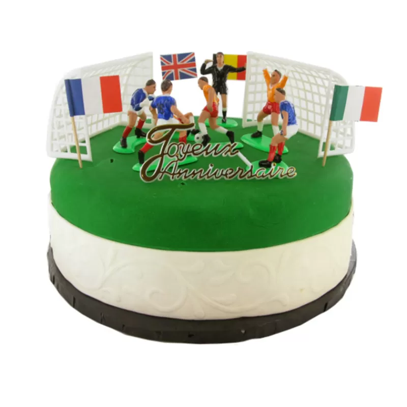 Cerf Dellier Kit Decor Gateau Football France Best