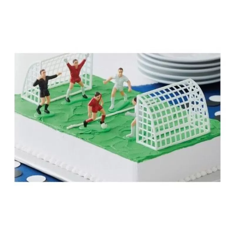 Cerf Dellier Kit Decor Gateau Football Wilton Best