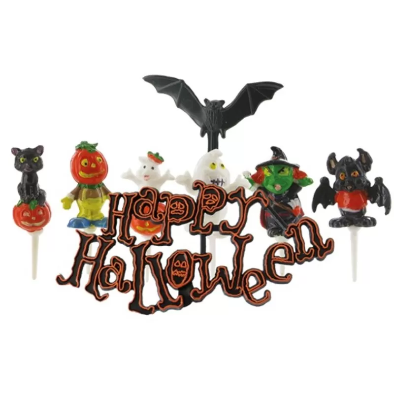 Cerf Dellier Kit Decor Gateau Halloween New