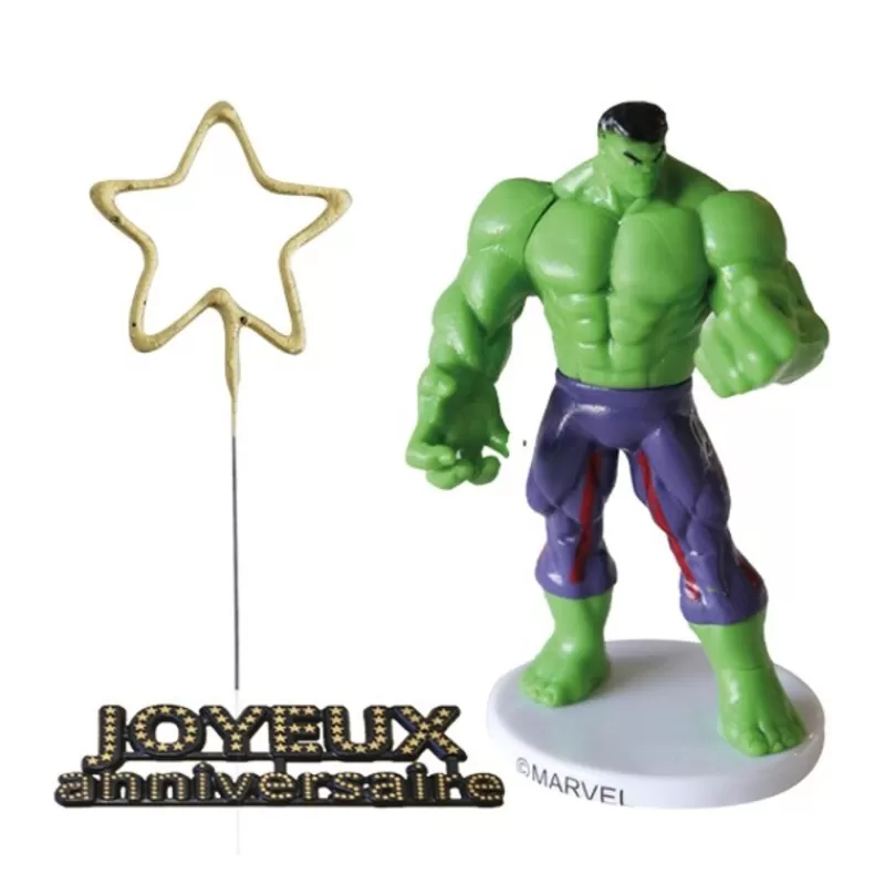 Cerf Dellier Kit Decor Gateau Hulk Hot