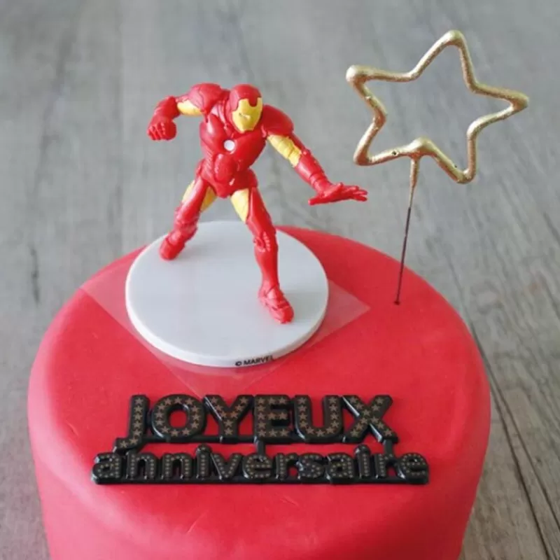 Cerf Dellier Kit Decor Gateau Iron Man Online