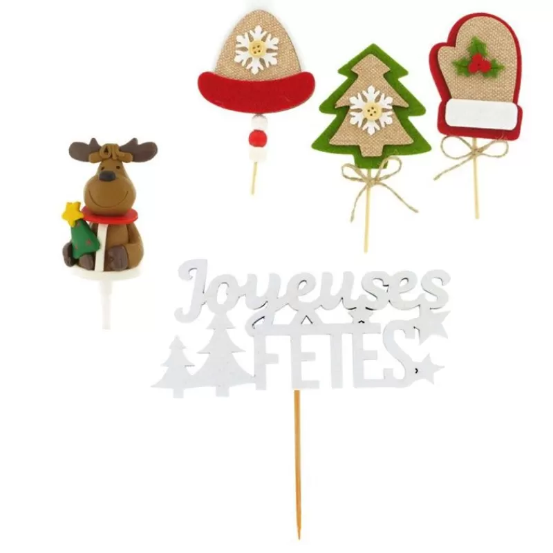 Cerf Dellier Kit Decor Noël Feutrine Et Résine Cheap