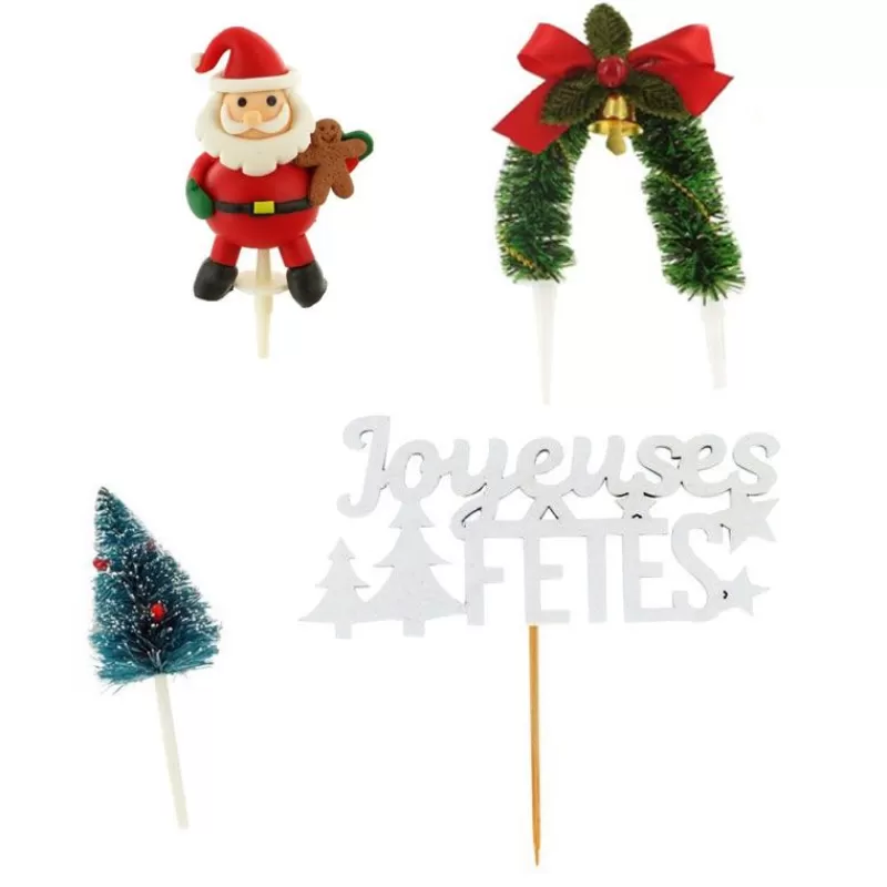 Cerf Dellier Kit Decor Pere Noël Résine Best Sale