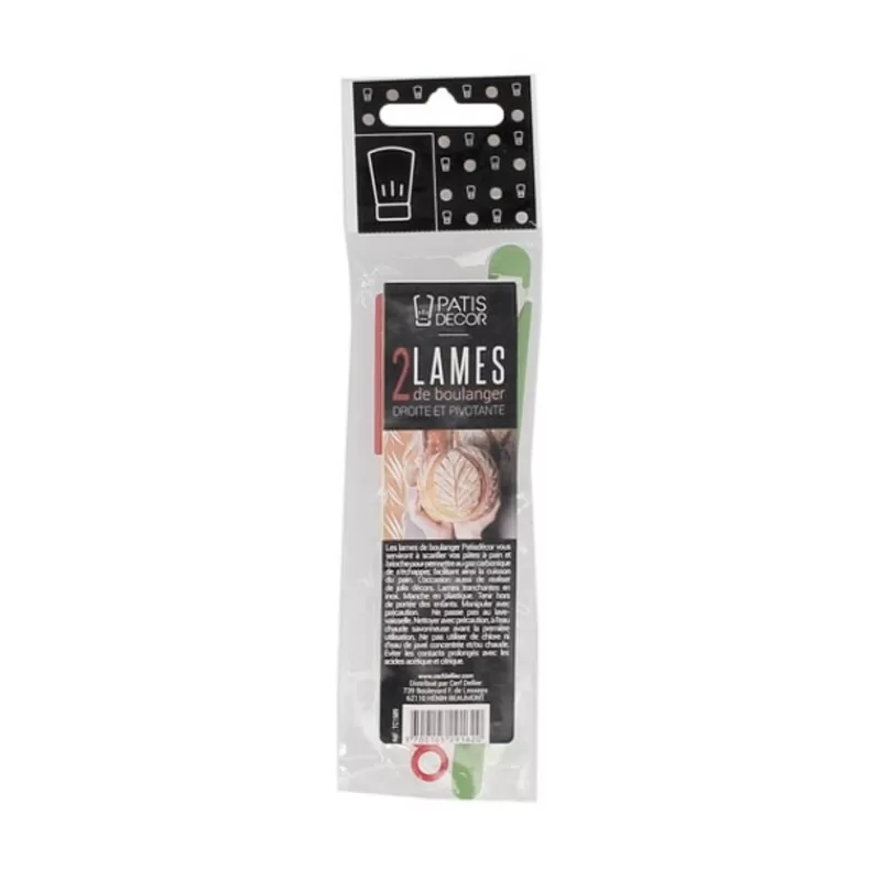 Cerf Dellier Lames De Boulanger Droites Et Pivotantes Patisdecor (X2) Cheap