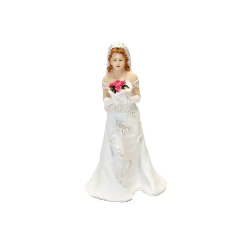 Cerf Dellier Mariee Blonde Tenant Son Bouquet Best Sale