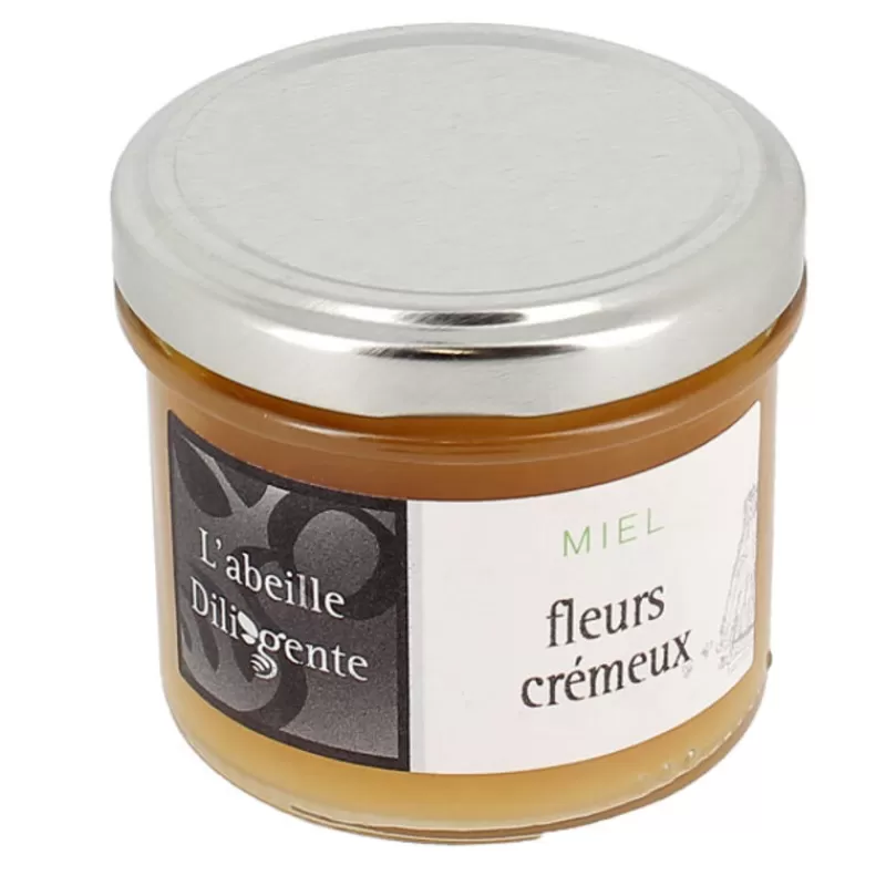 Cerf Dellier Miel De Fleurs Cremeux L'Abeille Diligente 150 G