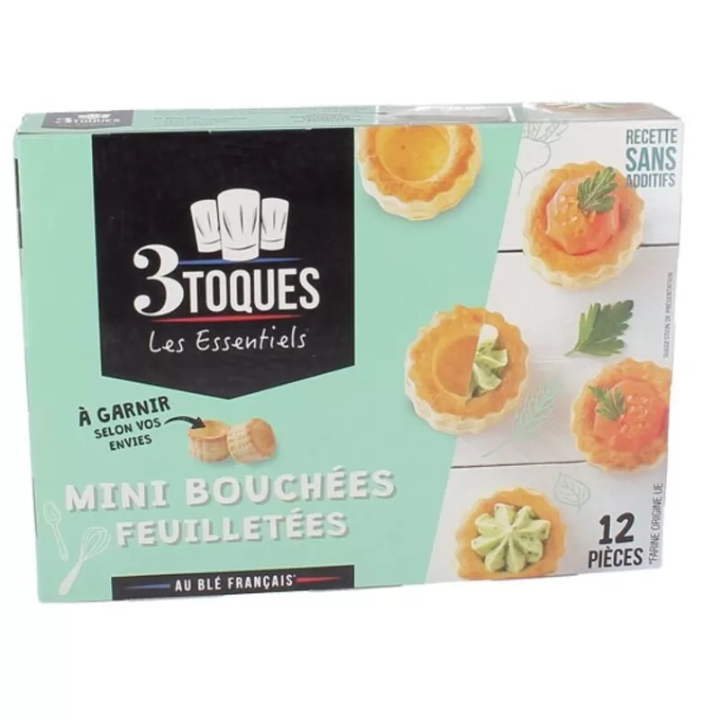 Cerf Dellier Mini Bouchees Feuilletees A Garnir (X12)