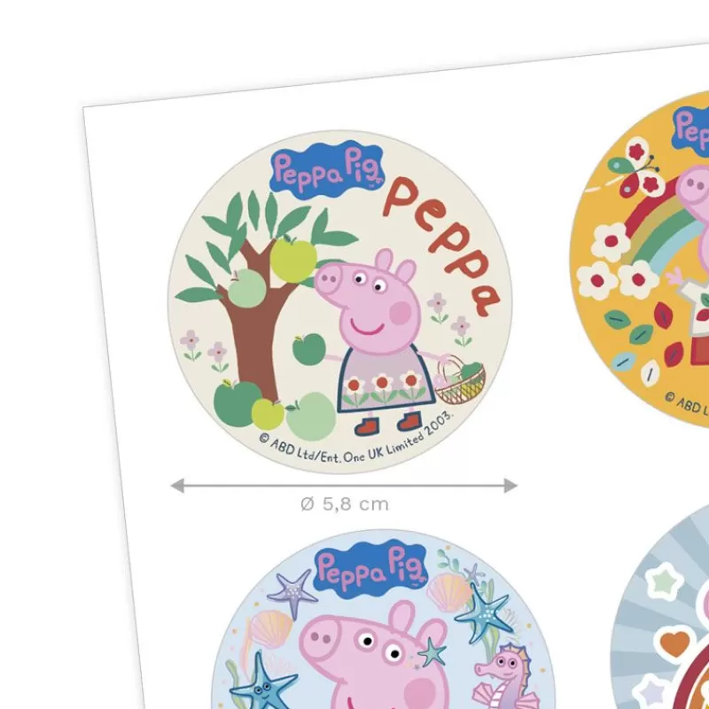 Cerf Dellier Mini Disques Azyme Peppa Pig (X6) Shop