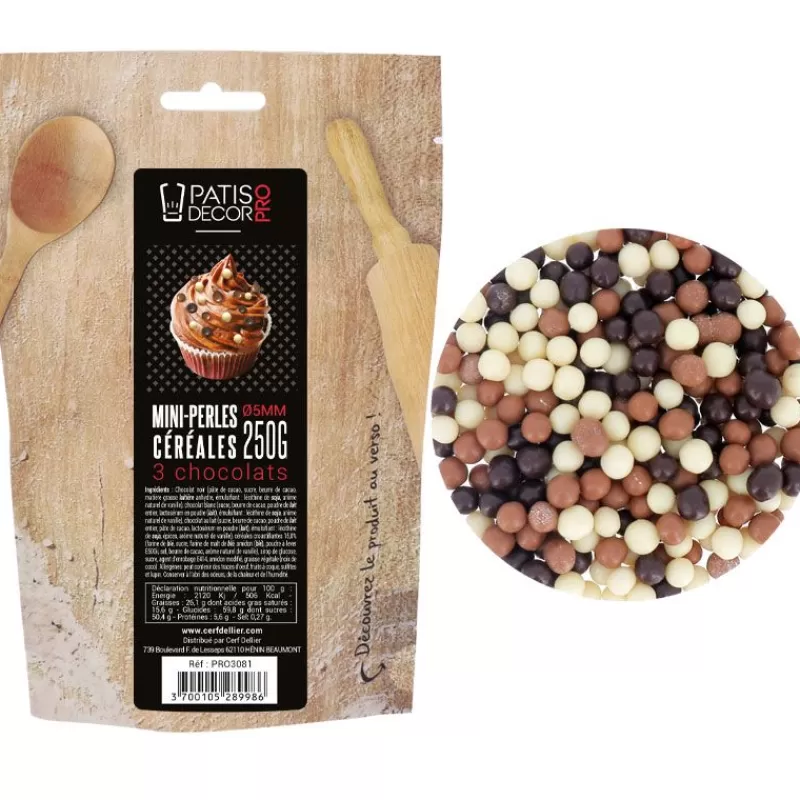 Cerf Dellier Mini Perles De Cereales 3 Chocolat 250 G Store